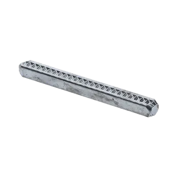 Klika na kolo Hřídel kliky 8x8x110mm, pozinkovaná ocel