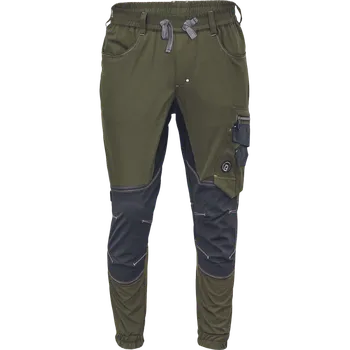Pánské kalhoty ČERVA Kalhoty NEURUM CLS jogger s tkanicí, do pasu 03520110E5005 2XL Olivová