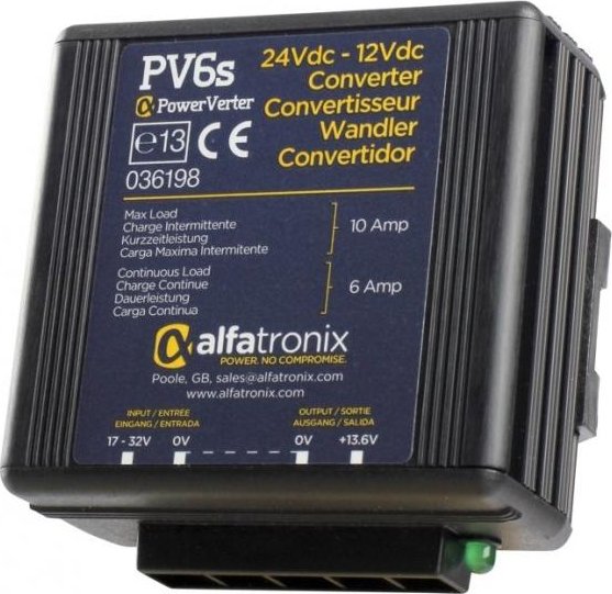 Měnič napětí Alfatronix PV6s DC 24/12V