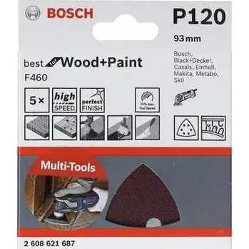 Brusný papír Brusný papír F460 BfWP, G180, 93 mm BOSCH 2608621688