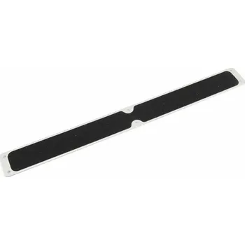 Nášlap na schod Žlutý hliníkový protiskluzový nášlap na schody FLOMA Bolt Down Plate - 63,5 x 6,3 cm