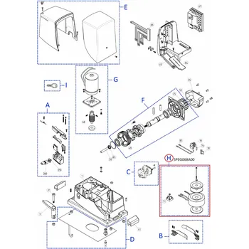 RC model letadla SPEG068A00 kit transformátoru a diodového můstku pro RB1000