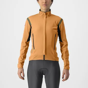 Cyklistická bunda CASTELLI Cyklistická zateplená bunda - PERFETTO ROS 2 W - oranžová S