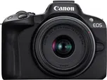 CANON EOS R50 Black + RF 18-45 IS STM + dárek sleva 10% na RF objektivy