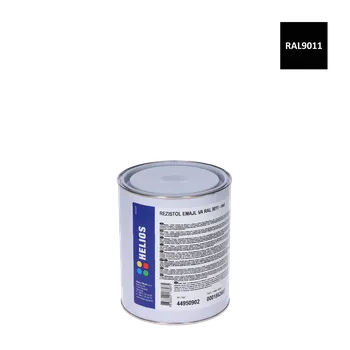 Lak na dřevo REZISTOL EMAIL VA na zinek černá RAL 9011-matná 1kg