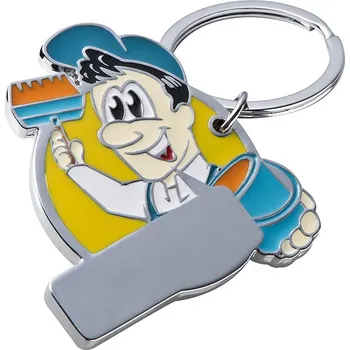 Klíčenka figurína, žlutá