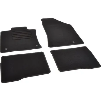 autokoberec Autokoberce textilní přesné černé / černé obšití - Ssangyong Korando IV (Typ C300) (2019-2023) 5-sedadel