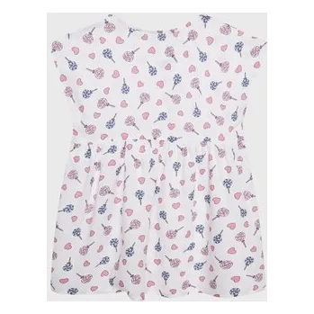 Dámské šaty United Colors Of Benetton Každodenní šaty 4EKJGV00M Bílá Regular Fit 110