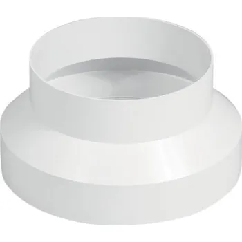 Kanalizační potrubí HACO RP 100/125 ventilační systém prům. 100/129mm, redukce plastová, bílá