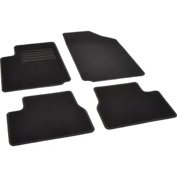 autokoberec Autokoberce textilní přesné černé / černé obšití - Citroën C2 (2003-2009) 5-sedadel