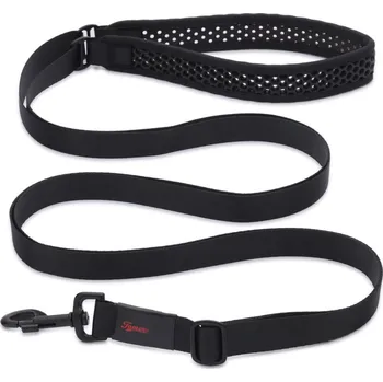 Vodítko pro psa Tamer Popruhové vodítko SOFTY | černé Délka: 2 m, Šířka držadla: 3,3 cm