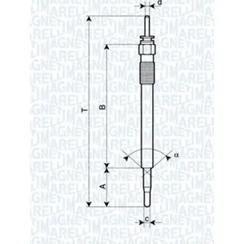 Autoelektrika Žhavící svíčka MAGNETI MARELLI 062900086304