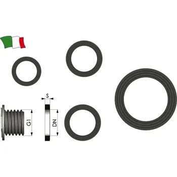 Ploché těsnění pro šroubení "Samec"