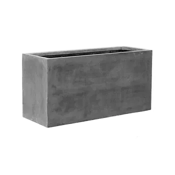 Květináč Moderní květináč Fiberstone Jort L Grey 45x120x60cm