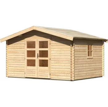 Zahradní domek LANIT PLAST Dřevěný domek KARIBU MELDORF 5 (91495) natur LG3638