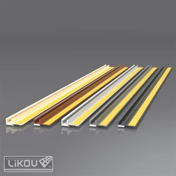 Podlahová lišta LIKOV Okenní lišta začišť. s lamelou PS-VHL 06 COLOR omítka síla 6mm, d.2,4m šedá antracit