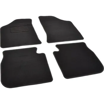 autokoberec Autokoberce textilní přesné černé / černé obšití - Suzuki Swift III (Typ MA) (1995-2003) 5-dvéřový 5-sedadel