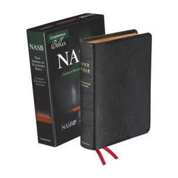 Populárně naučná literatura pro dospělé NASB Clarion Reference Bible, Black Edge-lined Goatskin Leather, NS486:XE (EN)