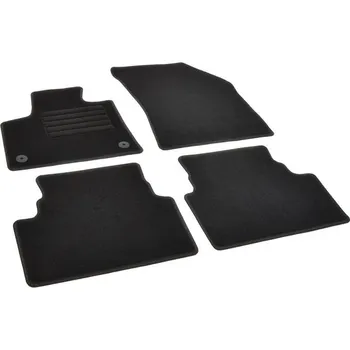 autokoberec Autokoberce textilní přesné černé / černé obšití - Citroën C5 Aircross (2017-2023) 5-sedadel