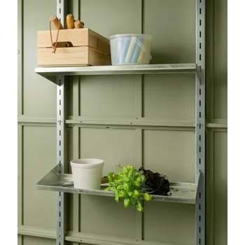 Zahradní domek Nástěnný regál HÖRMANN + 2 police + krátké regálové držáky HR1344314