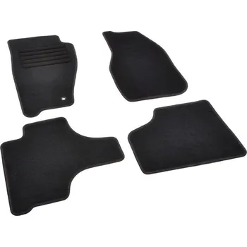 autokoberec Autokoberce textilní přesné černé / černé obšití - Jeep Cherokee IV (Typ KK) (2008-2013) 5-sedadel