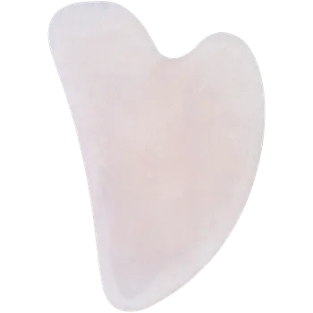 Masážní kámen Hebe Professional Rose Quartz Gua Sha Stone kremenný kámen Gua Sha, 1 kus