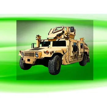 Nášivka Hummer H1 DTF nažehlovačka 7x5 cm (nažehlovačka s tanky a ARMY technikou)