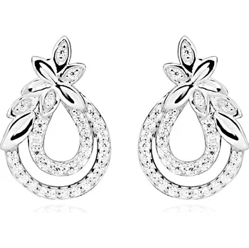 Náušnice Zlatnictví Helios Náušnice s květinou