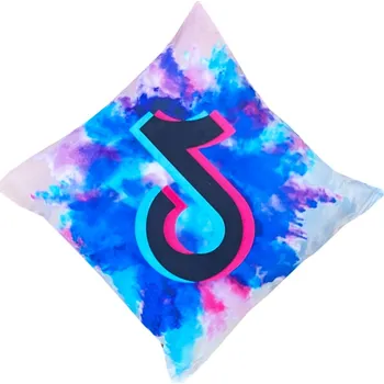 Povlak na dekorativní polštářek Numberoplus Povlak na polštář modrá - Tik tok 1