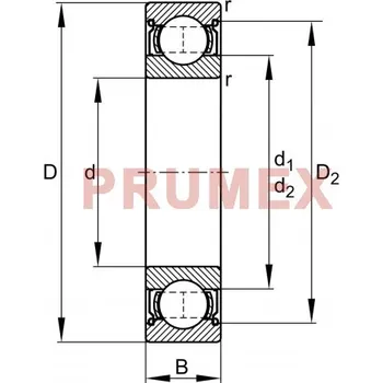 FAG 605-2Z-C3 kuličkové ložisko