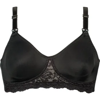 Těhotenská podprsenka Mateřská kojící podprsenka Naturana 5091 černá Barva: černá, Velikost: 75C