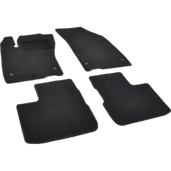 autokoberec Autokoberce textilní přesné černé / černé obšití - Fiat Tipo / Aegea (Typ 356) Sedan (2015-2023) 4-dvéřový 5-sedadel