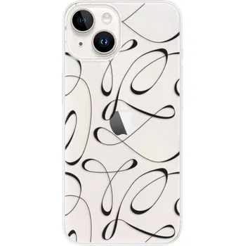 Pouzdro na mobilní telefon Odolné silikonové pouzdro iSaprio - Fancy - black - iPhone 15 Plus