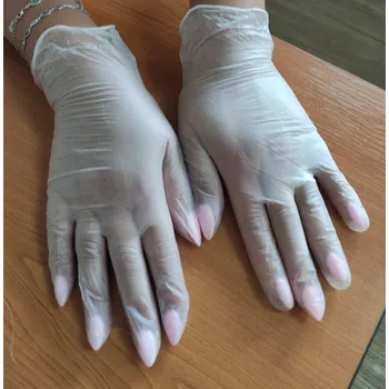 Pracovní rukavice Rukavice vinylové jednorázové 100 ks - nepudrované Velikost: XL