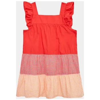 Dámské šaty United Colors Of Benetton Každodenní šaty 4EW7GV00U Červená Regular Fit 90