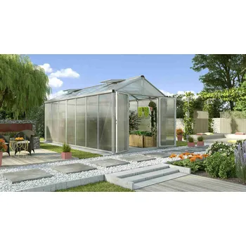 Skleník VITAVIA GARDEN Skleník VITAVIA ZEUS COMFORT 13800 PC 10 mm stříbrný LG275