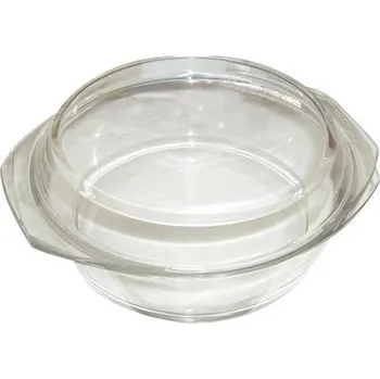 Nádoba na pečení pekáč kul. 1,0l pr.16cm v. 9cm 6256/6266 skl.s poklicí