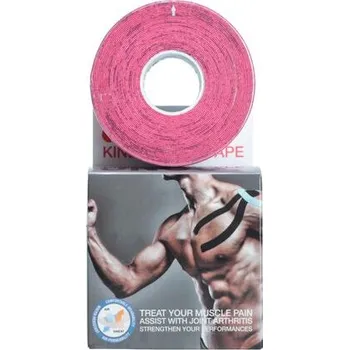 Tejpovací páska Kinezio tejp Ares 5 cm x 5 m, růžový