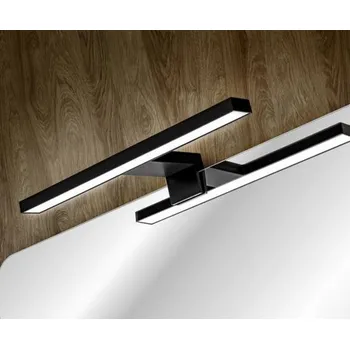 Koupelnové svítidlo LED svítidlo nad zrcadlo 30 cm, černé