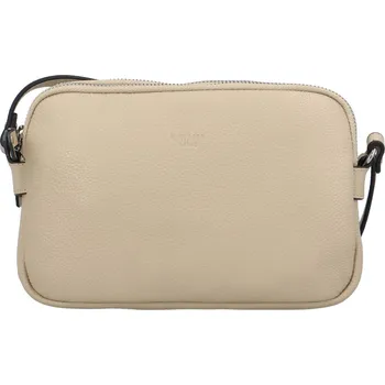 Kabelka Dámská kožená crossbody kabelka béžová - Katana Prina béžová
