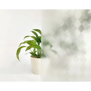 Tapeta DIMEX | Průsvitná fólie na okno 60-005 | Čtverce | šíře 60 cm + Transparentní samolepicí fólie na okno a sklo (metráž) v dekoru Čtverce