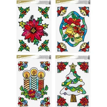 Okenní dekorace MFP okenní fólie vánoce VA029 30x20cm 8886468
