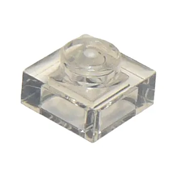 Stavebnice LEGO 3024 Trans-Clear Plate 1 x 1 (Průhledná deska 1 x 1)