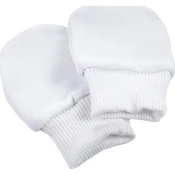 Rukavice ENIE BABY novorozenecké rukavičky vel. 62/68 Bílá