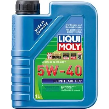 Motorový olej Motorový olej LIQUI MOLY Leichtlauf HC7 5W-40 1L