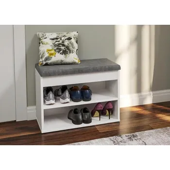 Botník Casarredo Botník s policí TOLMIN bílá