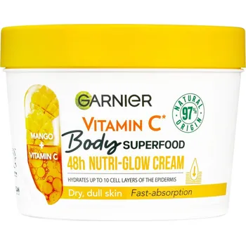 Tělový krém Garnier Body Superfood Mango + Vitamin C Glow Cream 380 ml