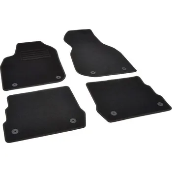 autokoberec Autokoberce textilní přesné černé / černé obšití - Audi A6 (Typ C5/4B) Sedan (1997-2000) 4-dvéřový 5-sedadel