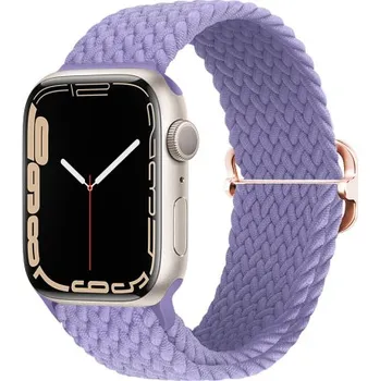 Řemínek na hodinky BSTRAP | BStrap Elastic Nylon reminek na Apple Watch 38/40/41mm, lavander (SAP013C19)