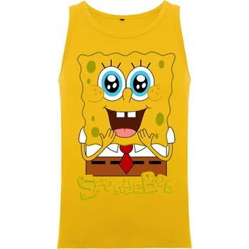 Chlapecké tričko Tílko SpongeBob Cute Barva: Žlutá, Velikost: 3XL, Varianta oděvu: Tílko